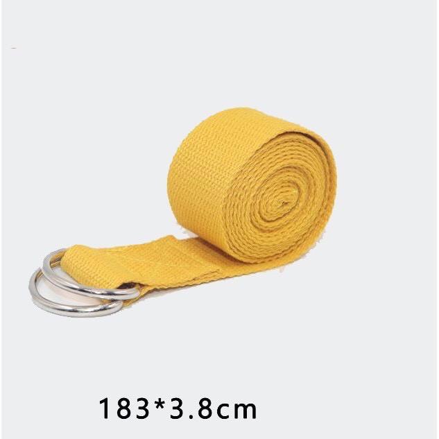 Dây xoạc tập Yoga Cotton loại tốt giá rẻ 1m8 x3,8cm Dx18