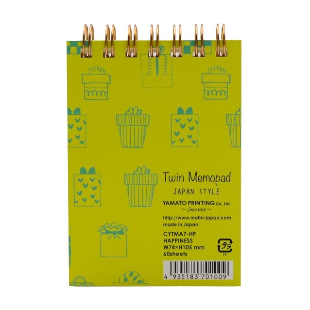 Sổ Lò Xo Twin Memopad Motto A7 120 Trang CYTMA7-HP