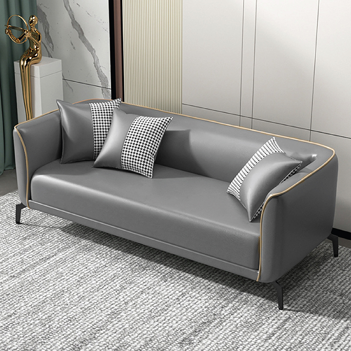 Ghế Sofa Nỉ Cao Cấp, Sofa Phòng Khách Decor Chất Liệu Nỉ Vải Chống Thấm Nano Thoáng Mát Mềm Đàn Hồi 3 Lớp Chống Thấm -AT115