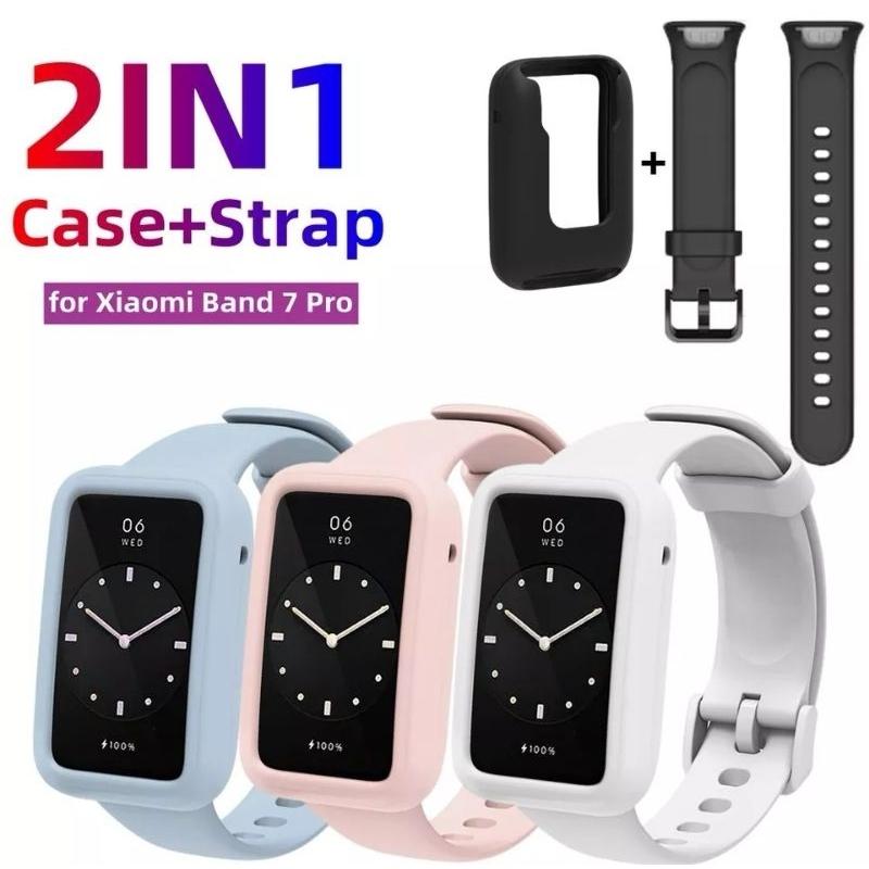 Dây và Ốp TPU bảo vệ cho đồng hồ Xiaomi Miband 7 Pro