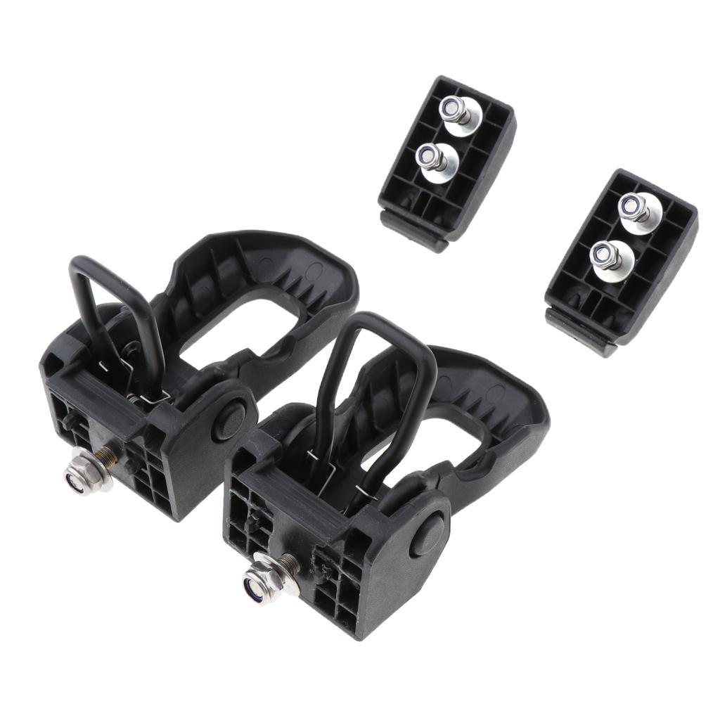 Pair Locking Hood Catch Upgrade Kit Suitable for 07-18 Wrangler JL