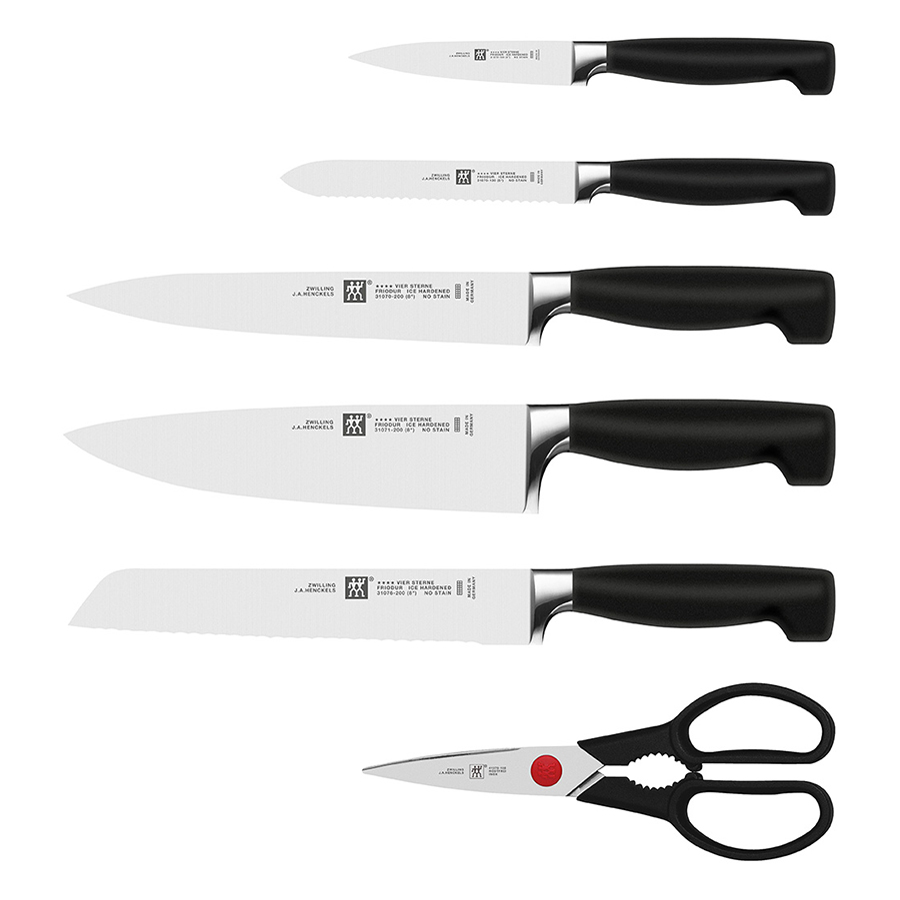 Bộ Dao Làm Bếp 7 Món Zwilling J.A. Henckels Four Star