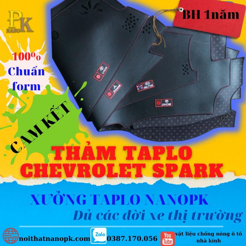 THẢM CHỐNG NÓNG TAPLO 3 LỚP XE CHEVROLET SPARK 2008-2016– CHUẨN FORM