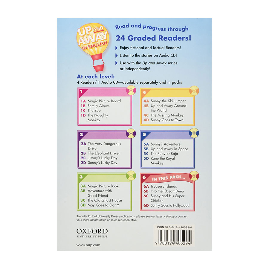 [Hàng thanh lý miễn đổi trả] Up and Away Reader Packs: Pack 6