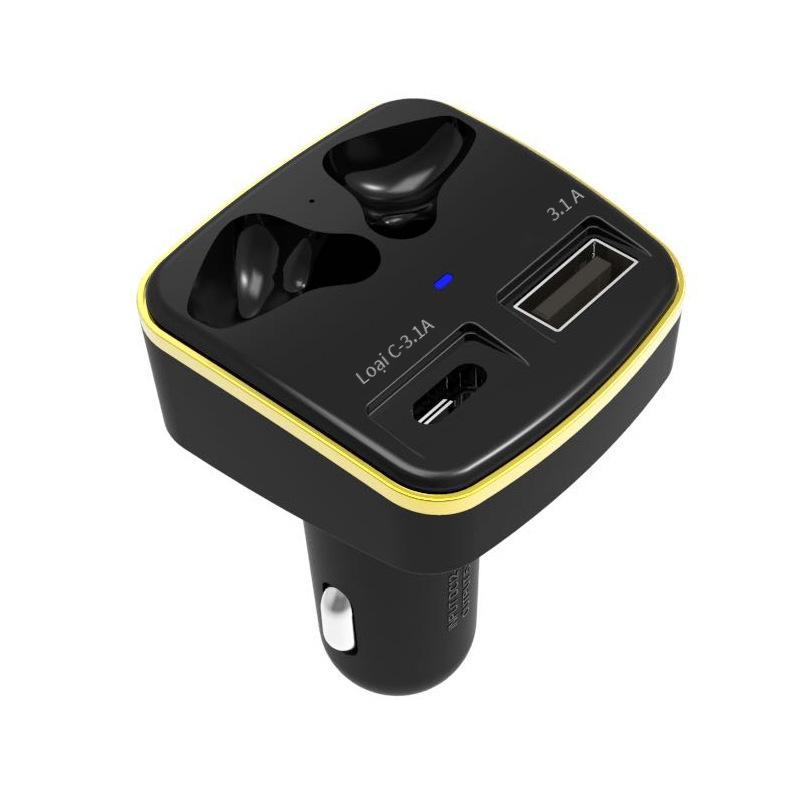 Bộ sạc tai nghe Bluetooth trên ô tô được ưu đãi nhất phù hợp với bộ sạc tai nghe Apple thế hệ 2 Bộ sạc trên ô tô USB type-c trên ô tô
