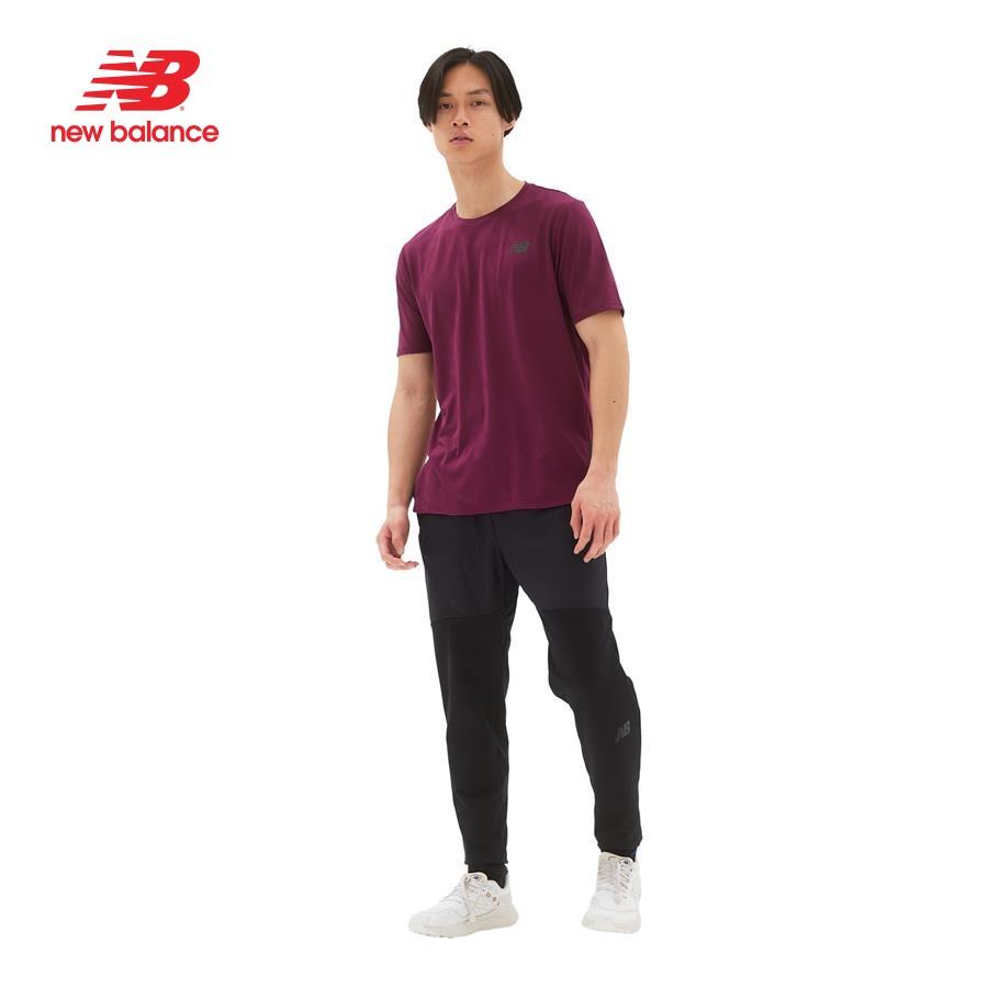 Áo thun thể thao nam New Balance APP RUNNING T-SHIRT M DARKEMBE - MT23281DEM (form quốc tế)