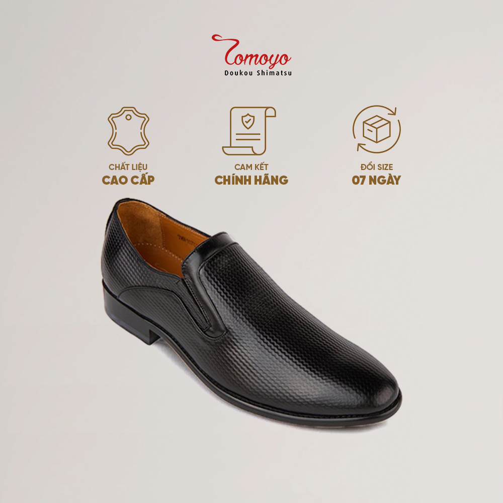 Giày tây nam Loafer Tomoyo vân sọc nhỏ TMN10201