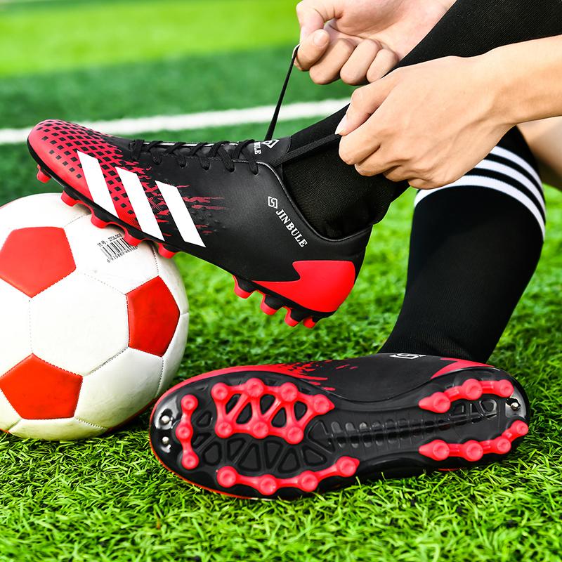 Giày bóng đá nam ngoài trời Giày bóng đá Trẻ em Boy Girls sneakers sân cỏ futsal ban đầu Boy Night Light Giày bóng đá không thấm nước