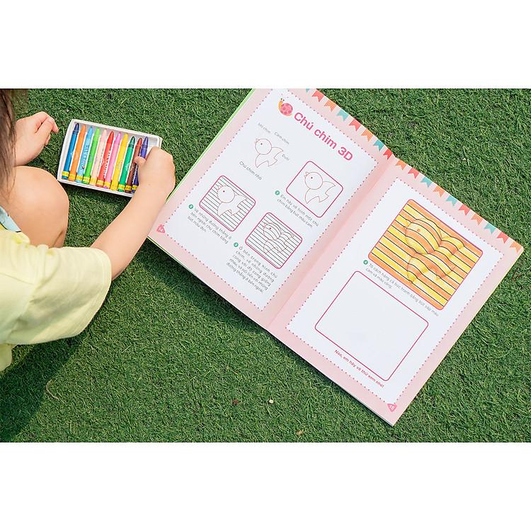 Sách Tập vẽ tranh 3D, khơi nguồn sáng tạo