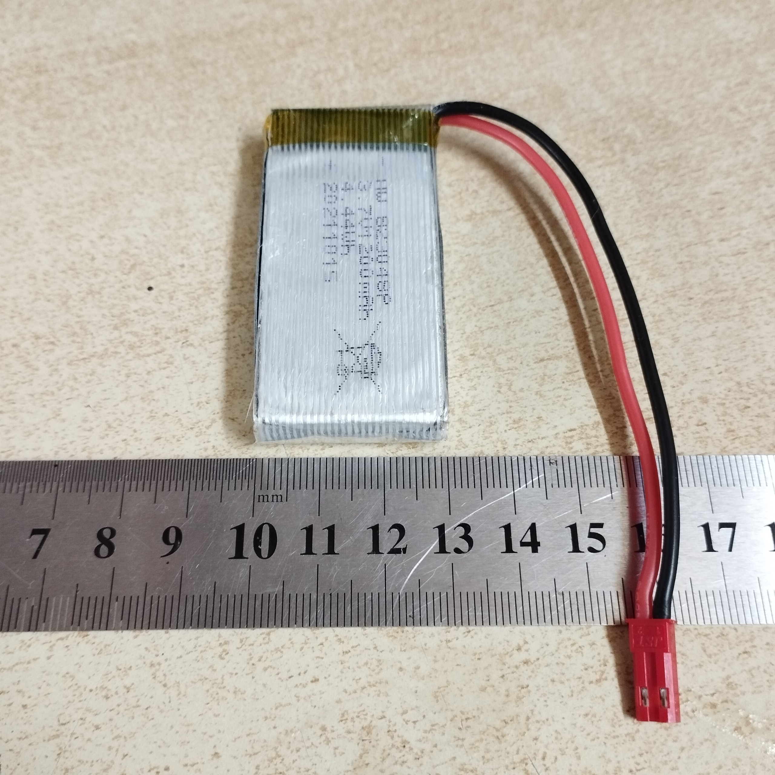 Pin sạc 3.7V dung lượng 1200mAh chân cắm JST dành cho máy bay điều khiển