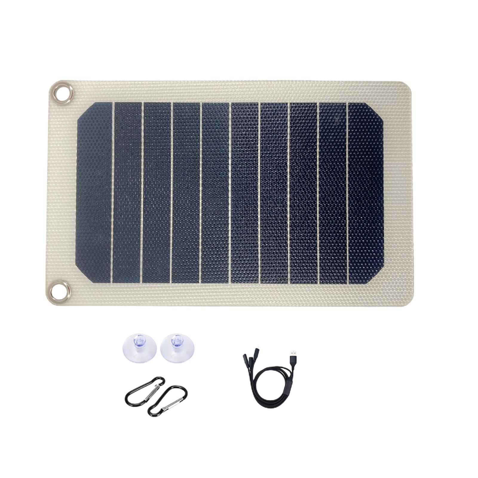 Backpack Solar Panel Charger USB Port for Electronic Products Mobile Phone