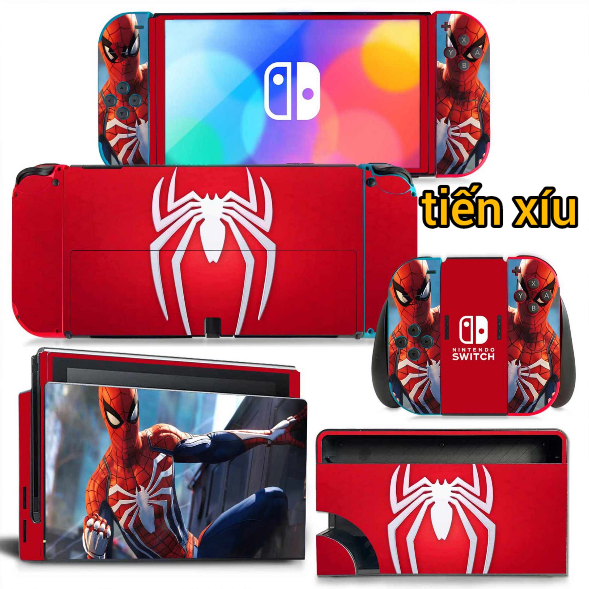 Tấm Dán Decan máy Nintendo Switch Oled giao hình ngẫu nhiên Skin