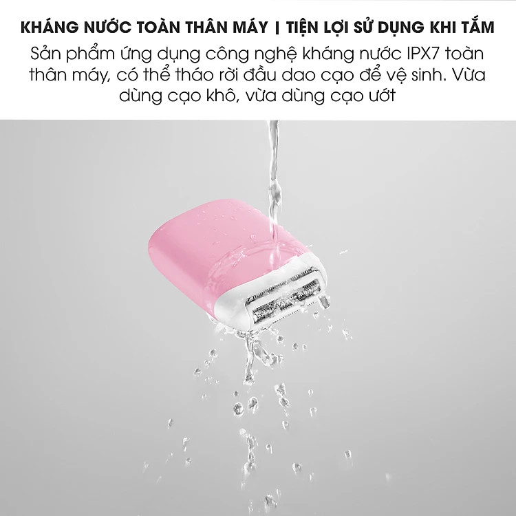 Máy Cạo Lông Cho Nữ Smate ST-L363 -Sạc Nhanh - Kháng Nước