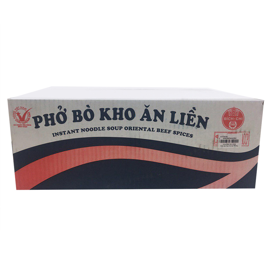 Thùng 30 Gói Phở Bò Kho Bích Chi (60g/Gói)