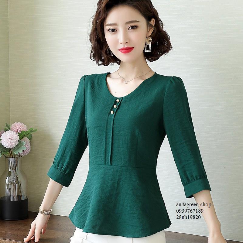 Nh19820-ÁO KIỂU NỮ TAY LỠ