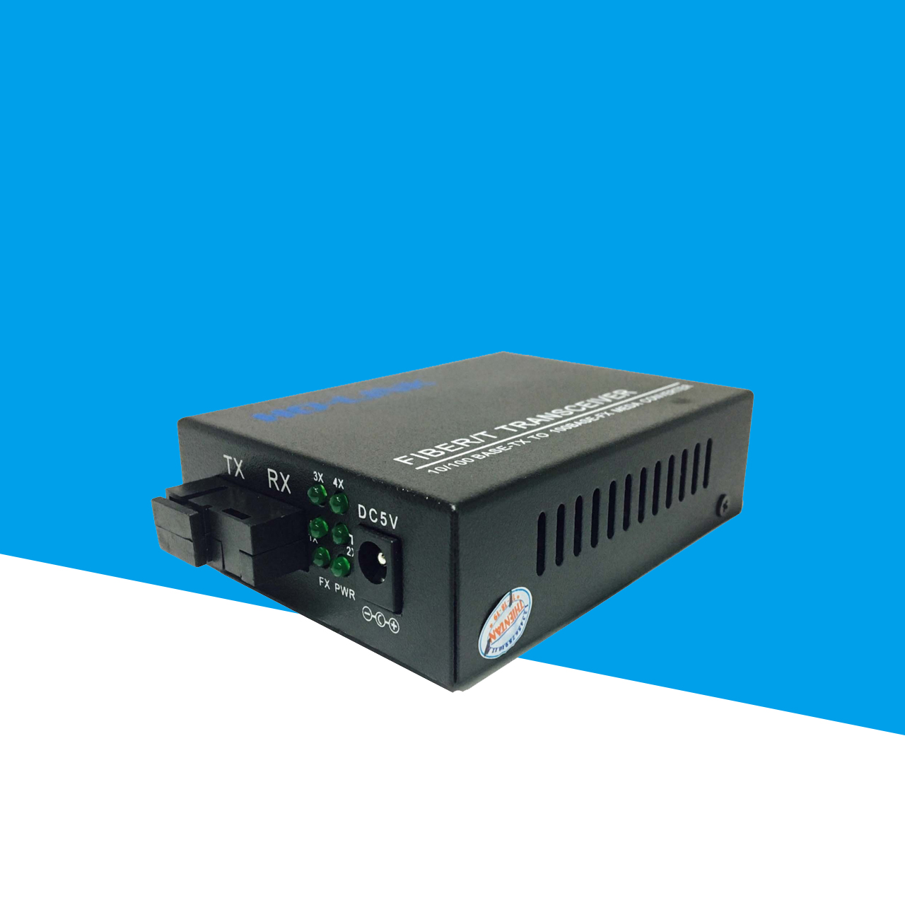 Converter quang 4 port lan 100Mbp Ho-link HL-SF1004D - Hàng Chính Hãng