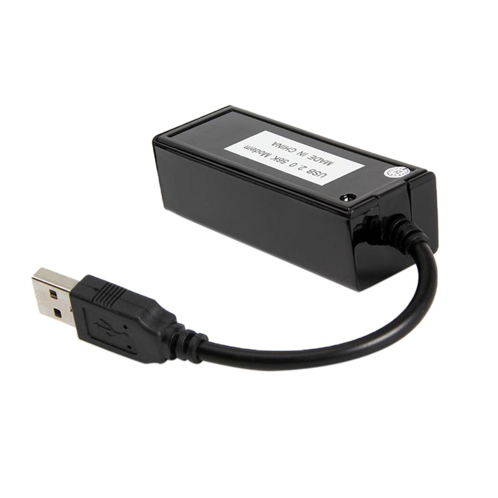 USB 2.0 56k External   Cable Adapter For Windows XP