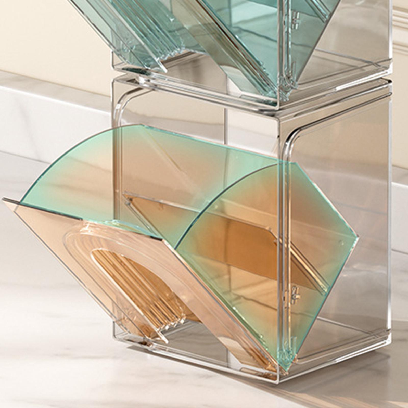 Cosmetic Storage Box Portable Tea Bags Organizer for Cabinets closets