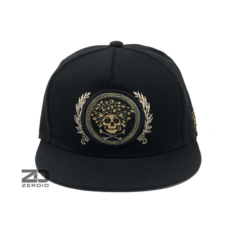 Mũ snapback, Nón hiphop đen nam nữ, phong cách thời trang cá tính - SN56