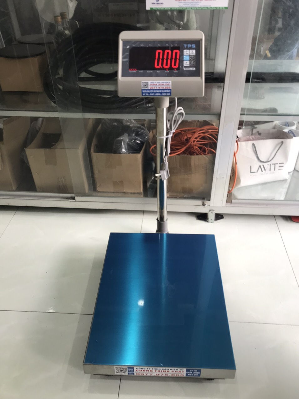 Cân bàn điện tử TPS DH Mức cân 150kg độ đọc 0.02kg- Kích thước bàn:  m.