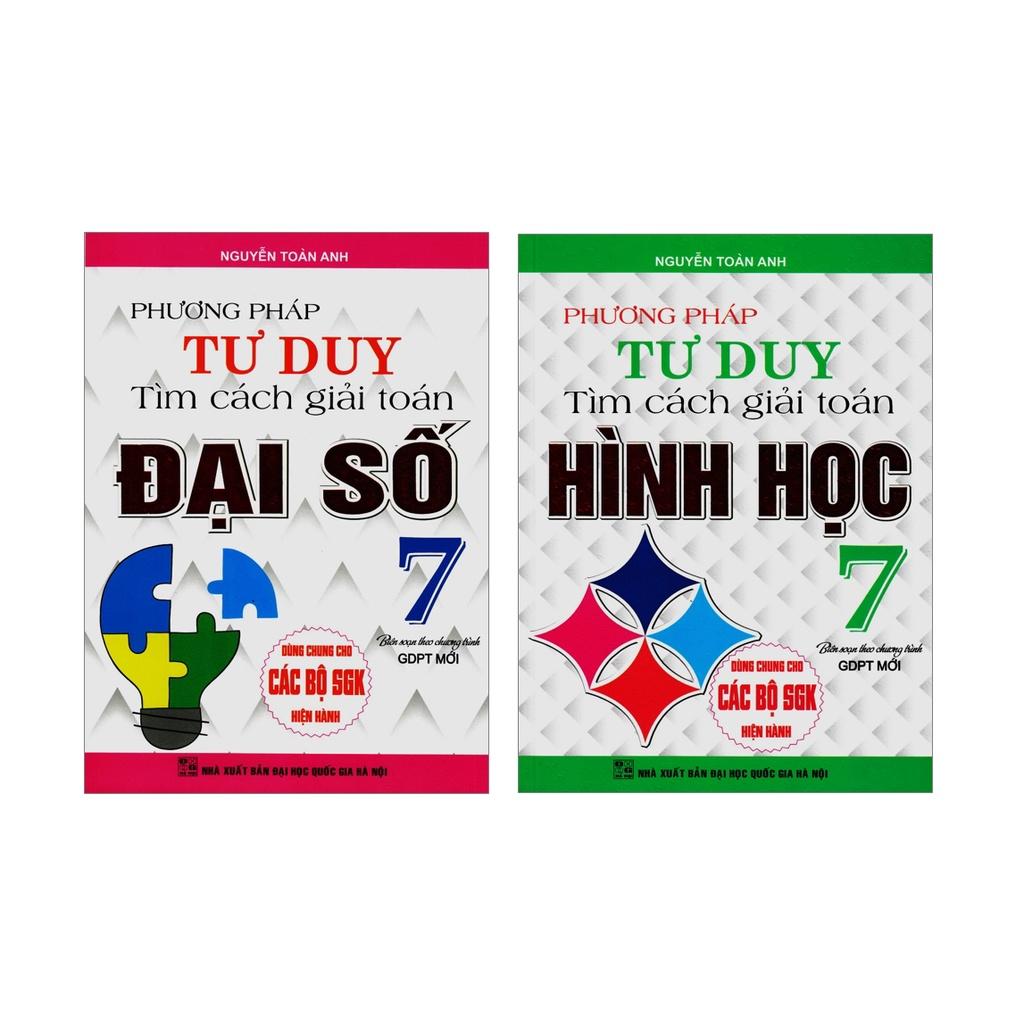 Sách - Combo Phương Pháp Tư Duy Tìm Cách Giải Toán Lớp 7 - Dùng Chung Cho Các Bộ SGK Hiện Hành