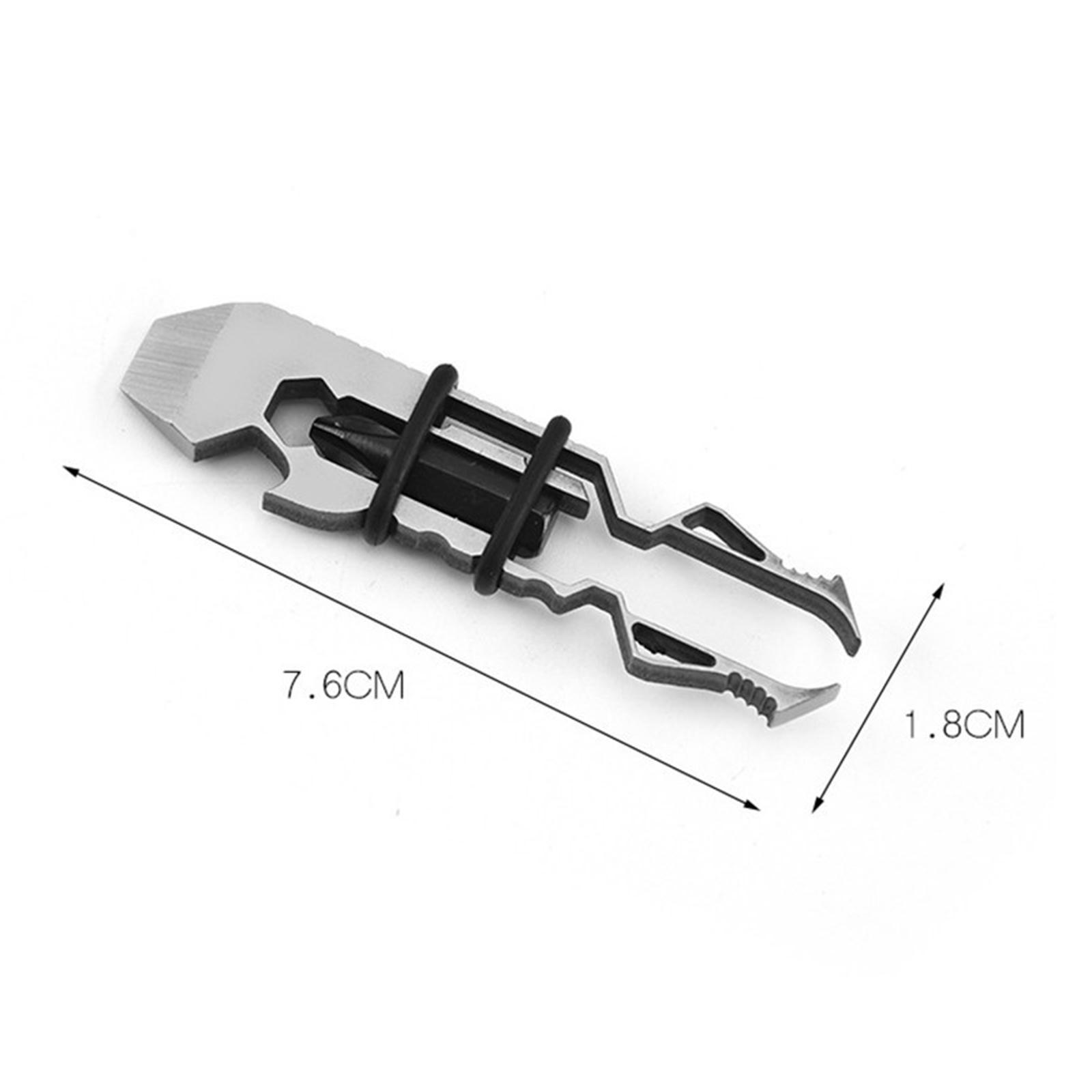 Multifunctional Tools Screwdriver Camping Outdoor Wrench 6 In 1