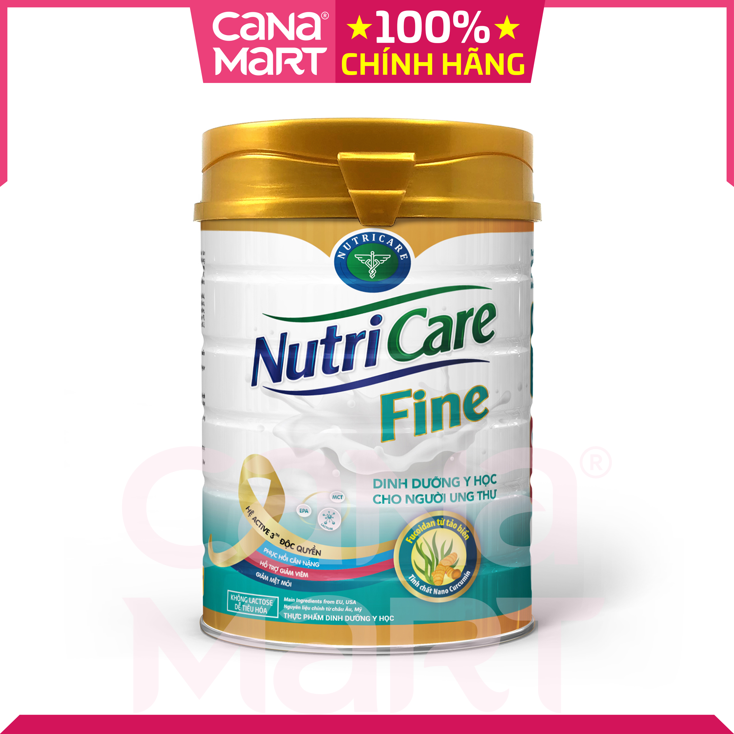 Sữa bột cho người bị bệnh ung thư Nutricare Fine giúp tăng cường miễn dịch cho bệnh nhân ung thư (400g)