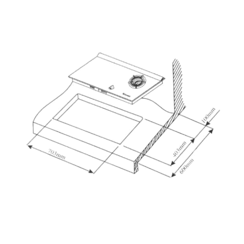 Bếp Gas Âm Kết Hợp Từ Rinnai RVB COMBI F - Hàng Chính Hãng