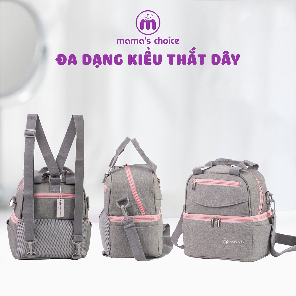 Hút Sữa Di Chuyển Mama’s Choice, Combo Thiết Kế Nhỏ Gọn, Hút Sữa Mọi Lúc Mọi Nơi, Bảo Quản Sữa Mẹ Lên Đến 14 Tiếng