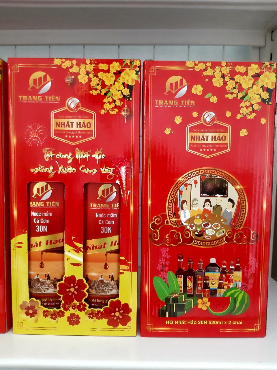 HQ TẾT - 2 chai Nm cá cơm Nhất Hảo 30N 520ml tt