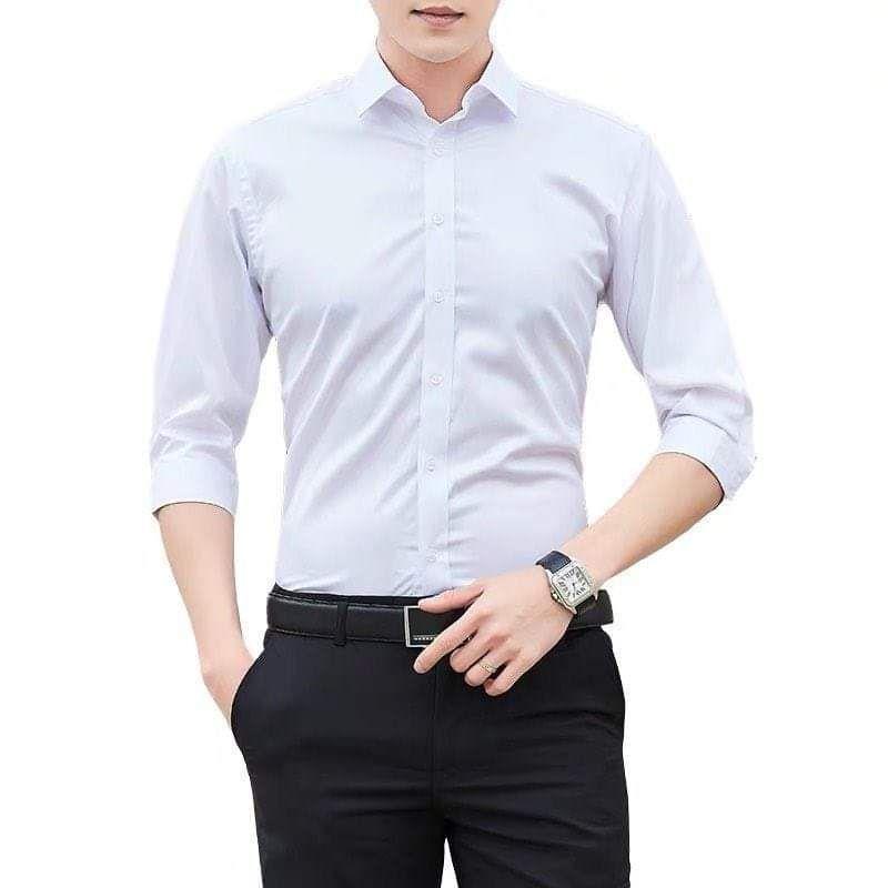 Áo Sơ Mi Trơn Nam Tay Dài Dione Fashion