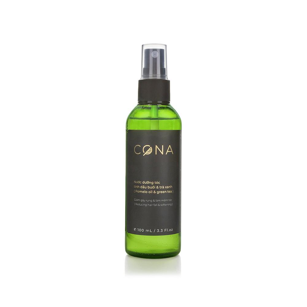 Bộ 2 chai nước dưỡng tóc kích mọc tóc tinh dầu bưởi và trà xanh cona 2x100ml giúp tóc mọc nhanh giảm gãy rụng