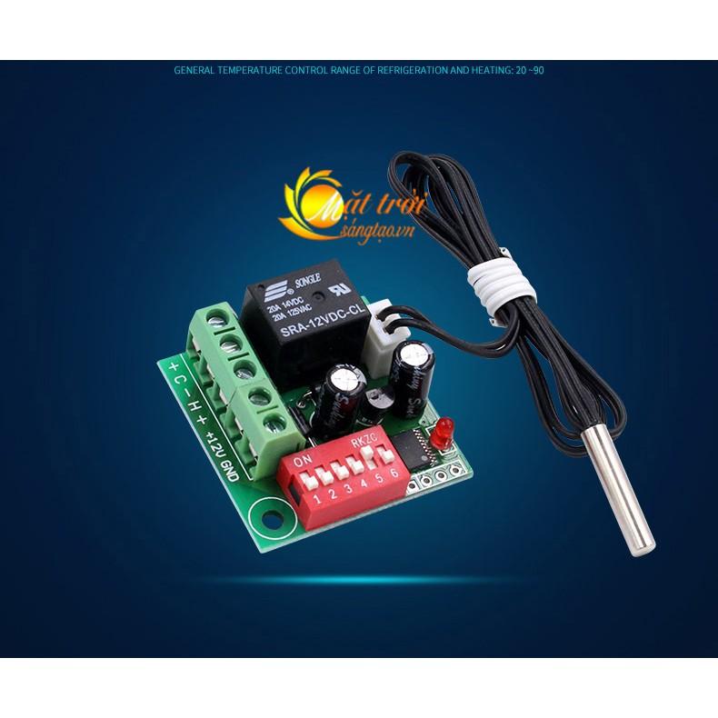 Mạch công tắc cảm biến nhiệt độ 12VDC XH-W1701