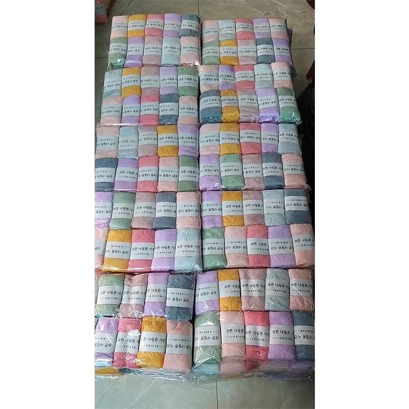 Khăn mặt xuất hàn siêu mềm KT 30x50cm trơn