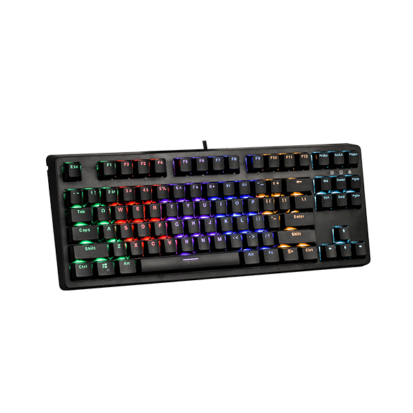 Bàn phím chơi game cơ E-DRA EK387L Rainbow - Hàng Chính Hãng