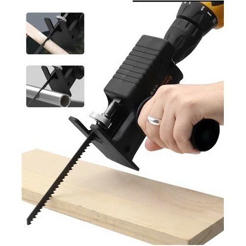 Bộ Chuyển Đổi Máy Khoan thành Máy Cưa Điện Cầm Tay với 3 Lưỡi Cắt Gỗ Kim Loại: Đa Năng và Tiện Ích