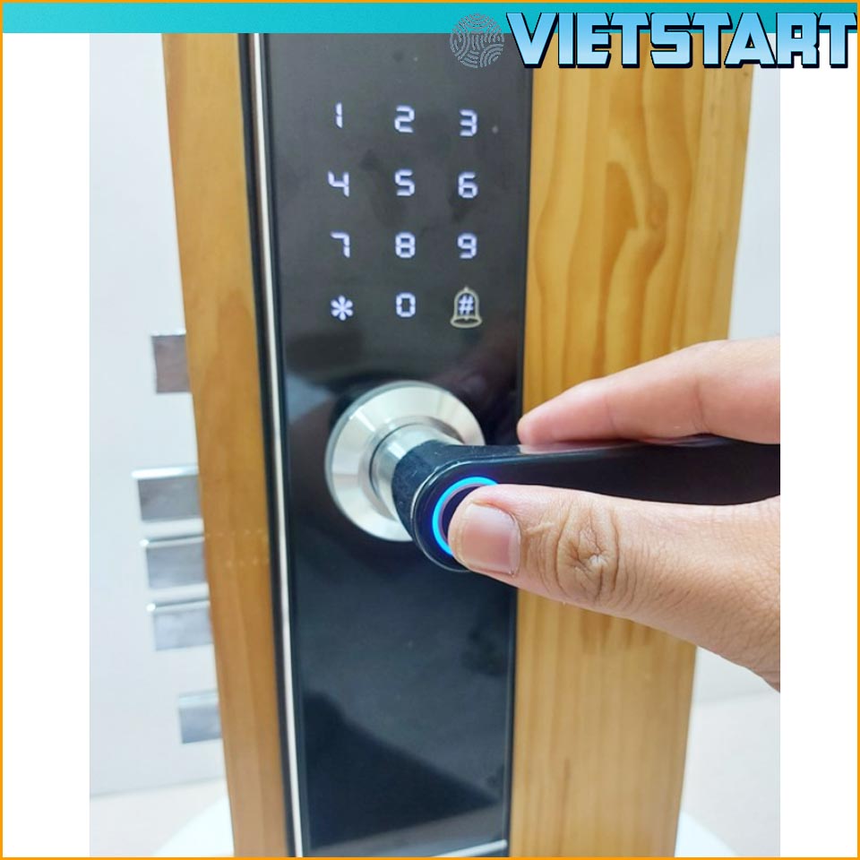 Khóa vân tay Eda Lock ELI-WF01 - Mở khóa bằng quét vân tay, thẻ từ, mã số và chìa khóa -Công nghệ USA