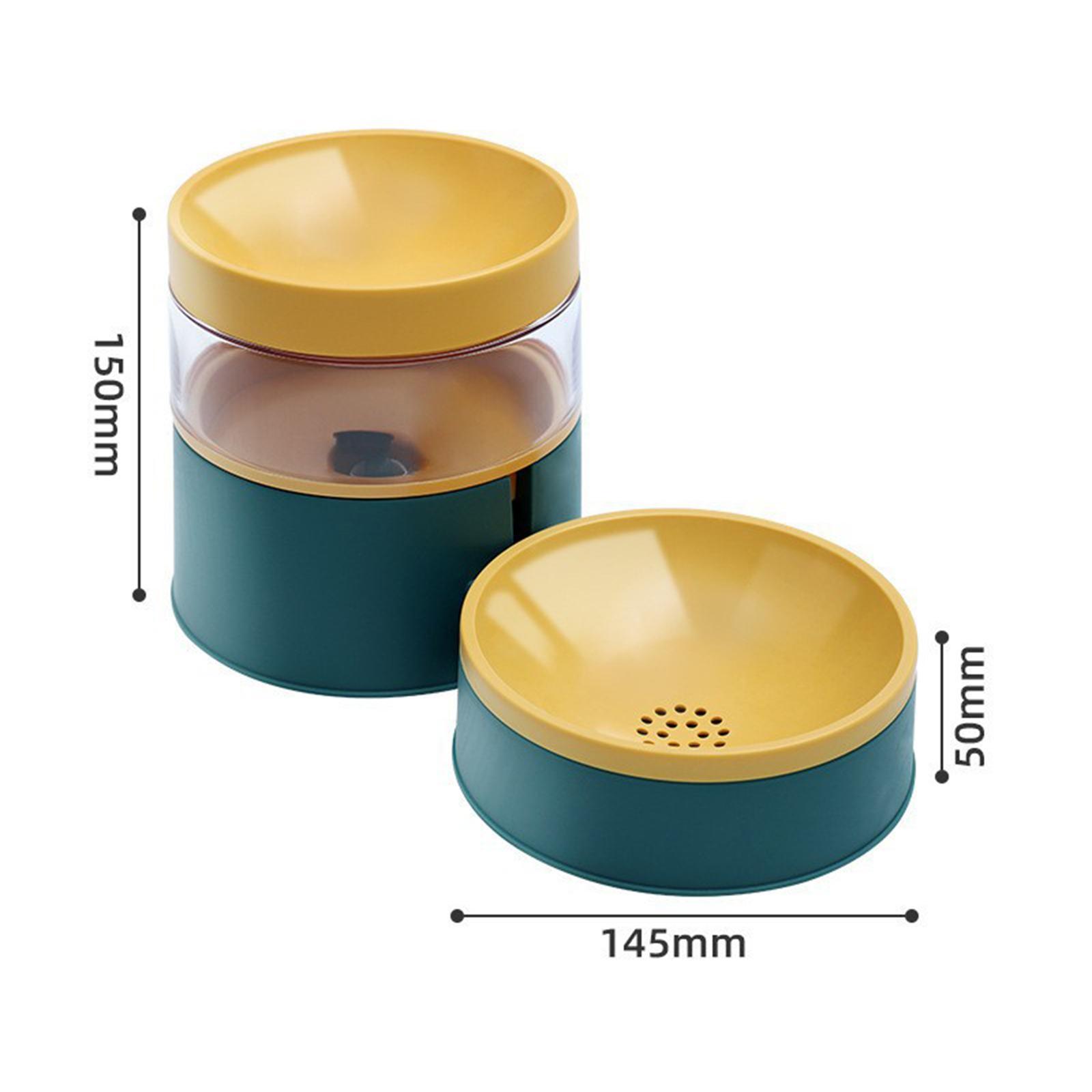 Automatic Pet Feeders Food Bowl Water Feeding Drinking Dish