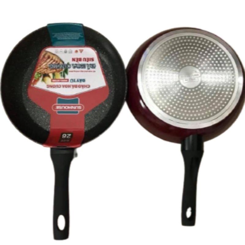 Chảo chống dính, chảo đá hoa cương, chảo đáy từ , đường kính 24, 26, 28,30cm