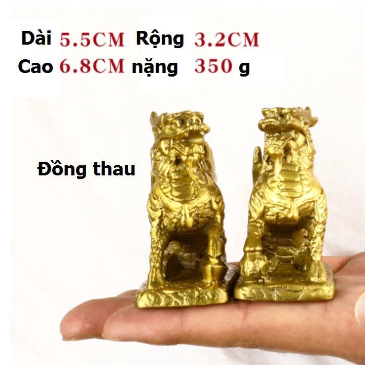 Bộ đôi tỳ hươu bằng đồng thau ,tượng tỳ hươu phong thủy 206726