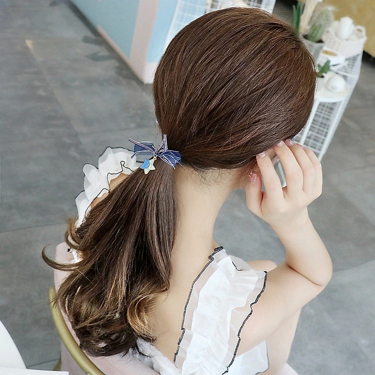 Combo 3 dây cột tóc Hàn Quốc đính ngôi sao