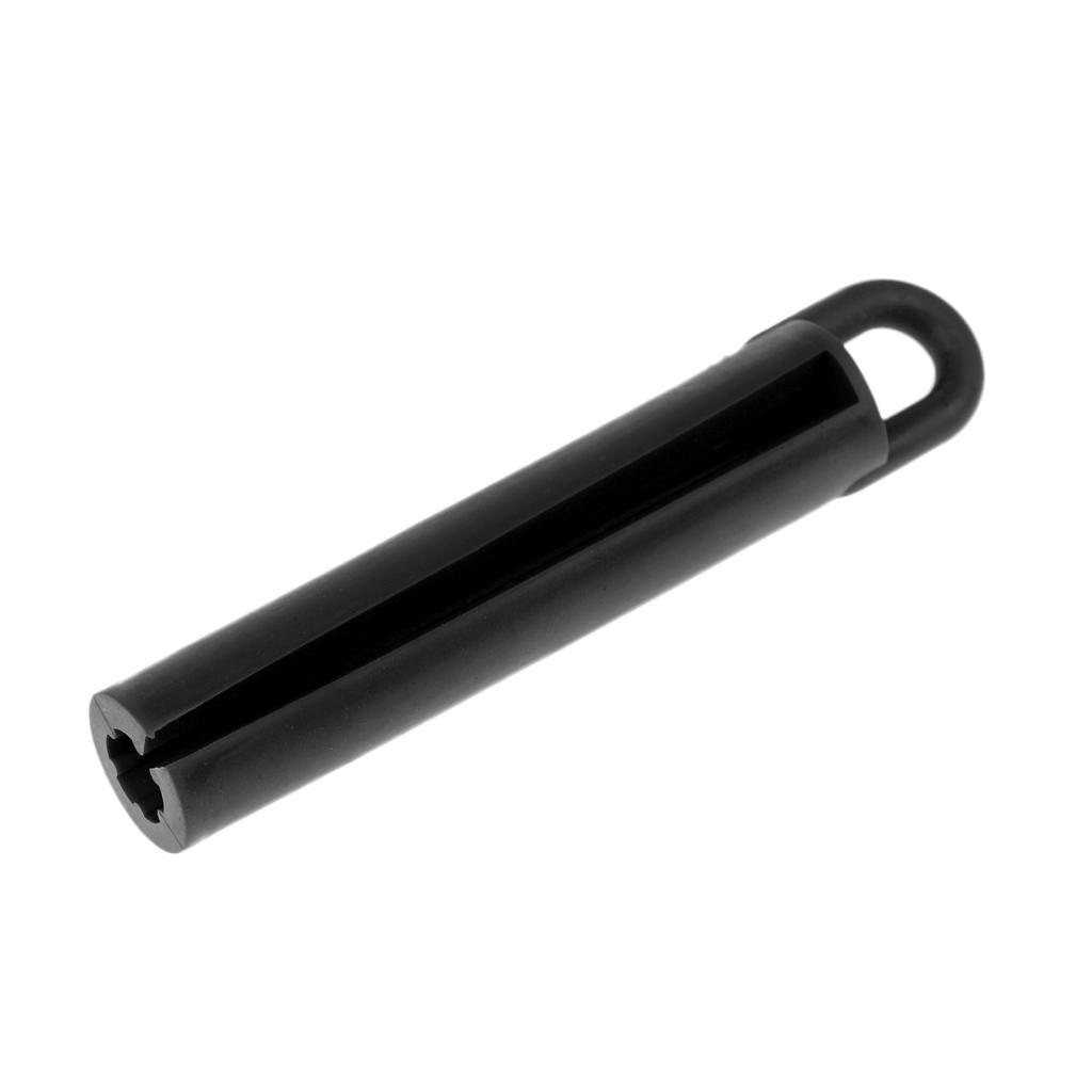 6xProfessional Pool Snooker Billiard Cue Tip Rubber Hang Clamp Holder Black