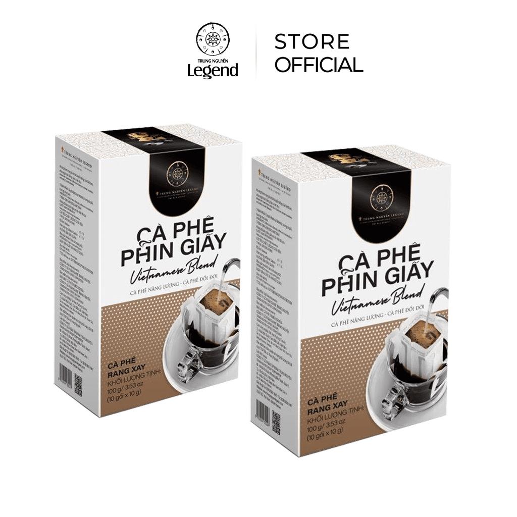 Combo 2 Hộp Cà Phê Phin Giấy Vietnameses Blend - Hộp 10 Túi - Trung Nguyên Legend