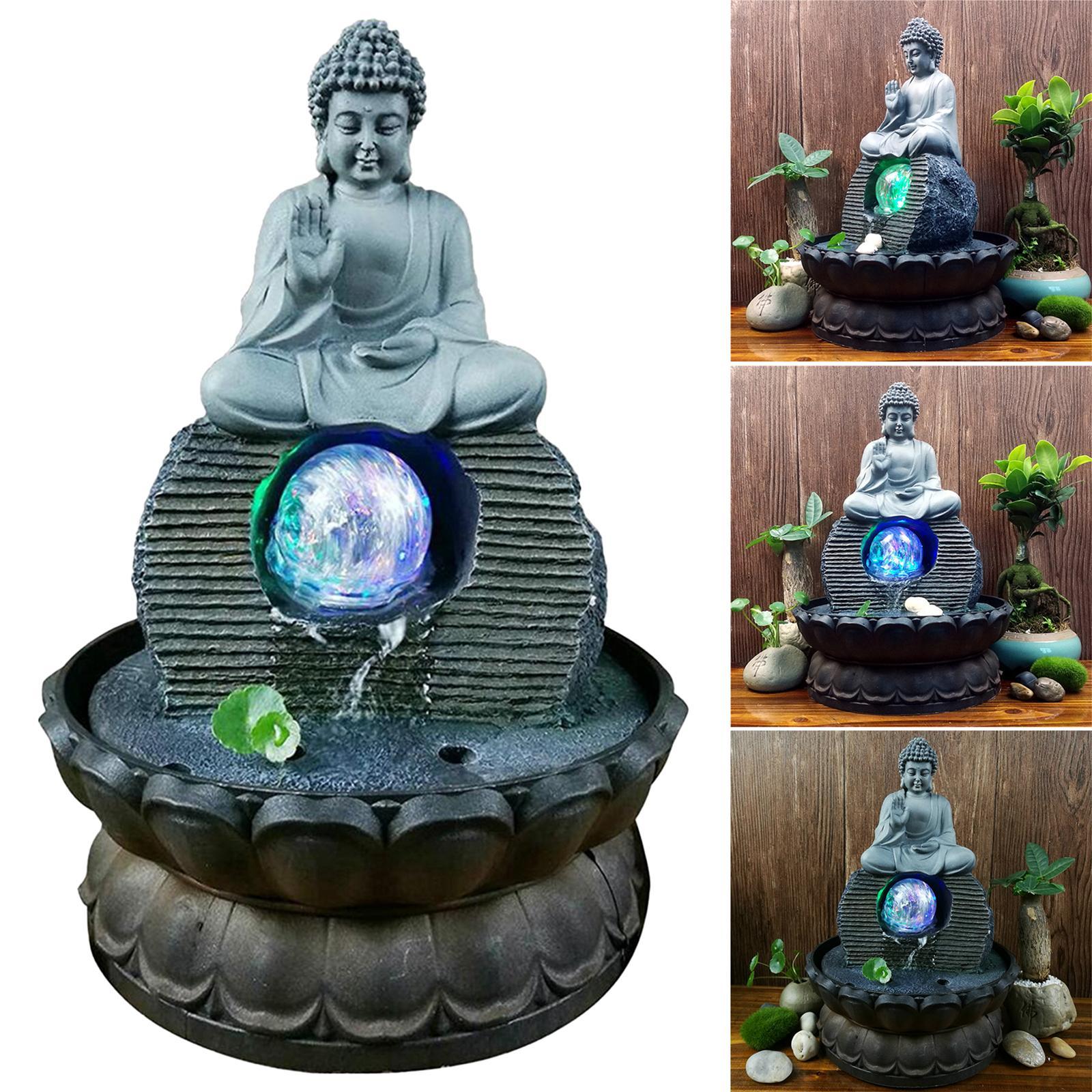 Resin Statues Tabletop Water Fountain for Relaxation Decoration