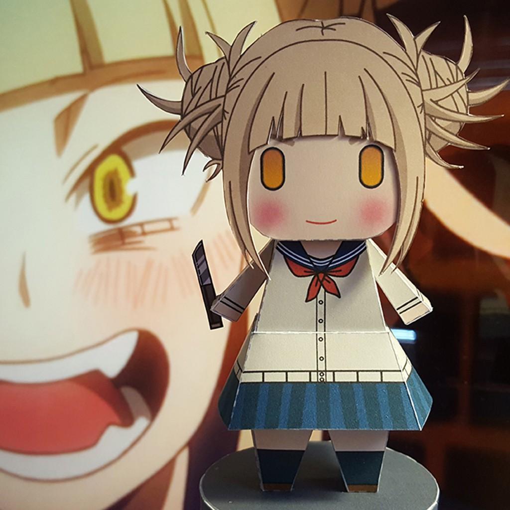 Mô hình giấy Anime Game Chibi Himiko Toga - My Hero Academia