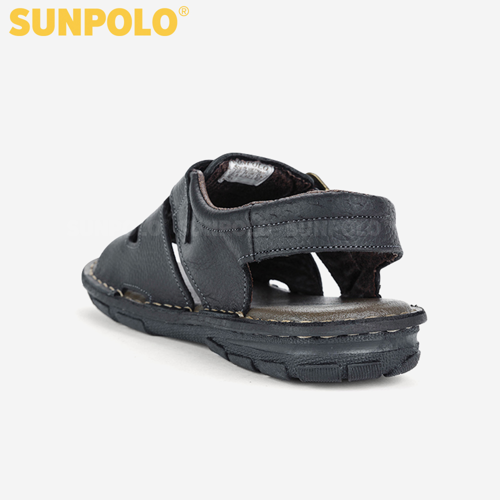 Giày Sandal Nam Da Bò Cao Cấp SUNPOLO SUSDA22N