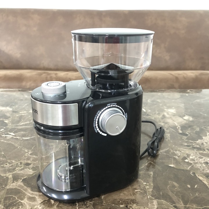Máy xay cà phê cao cấp nhãn hiệu Shardor CG835 công suất 150W, dung tích ngăn chứa hạt 240g - Hàng Nhập Khẩu