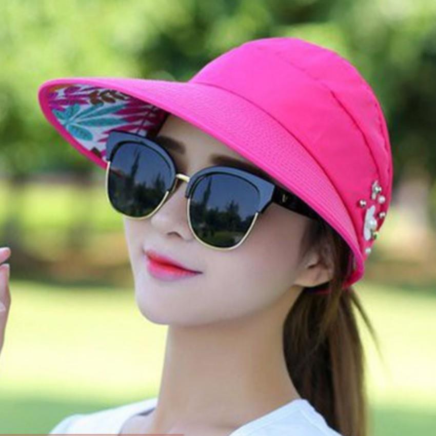 Mũ Đi Nắng Thêu Hoa Phong Cách Hiện Đại 206422