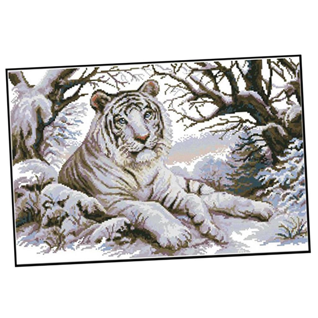 DIY Stamped White Stitch Kits Counted Embroidery Kits For Beginners