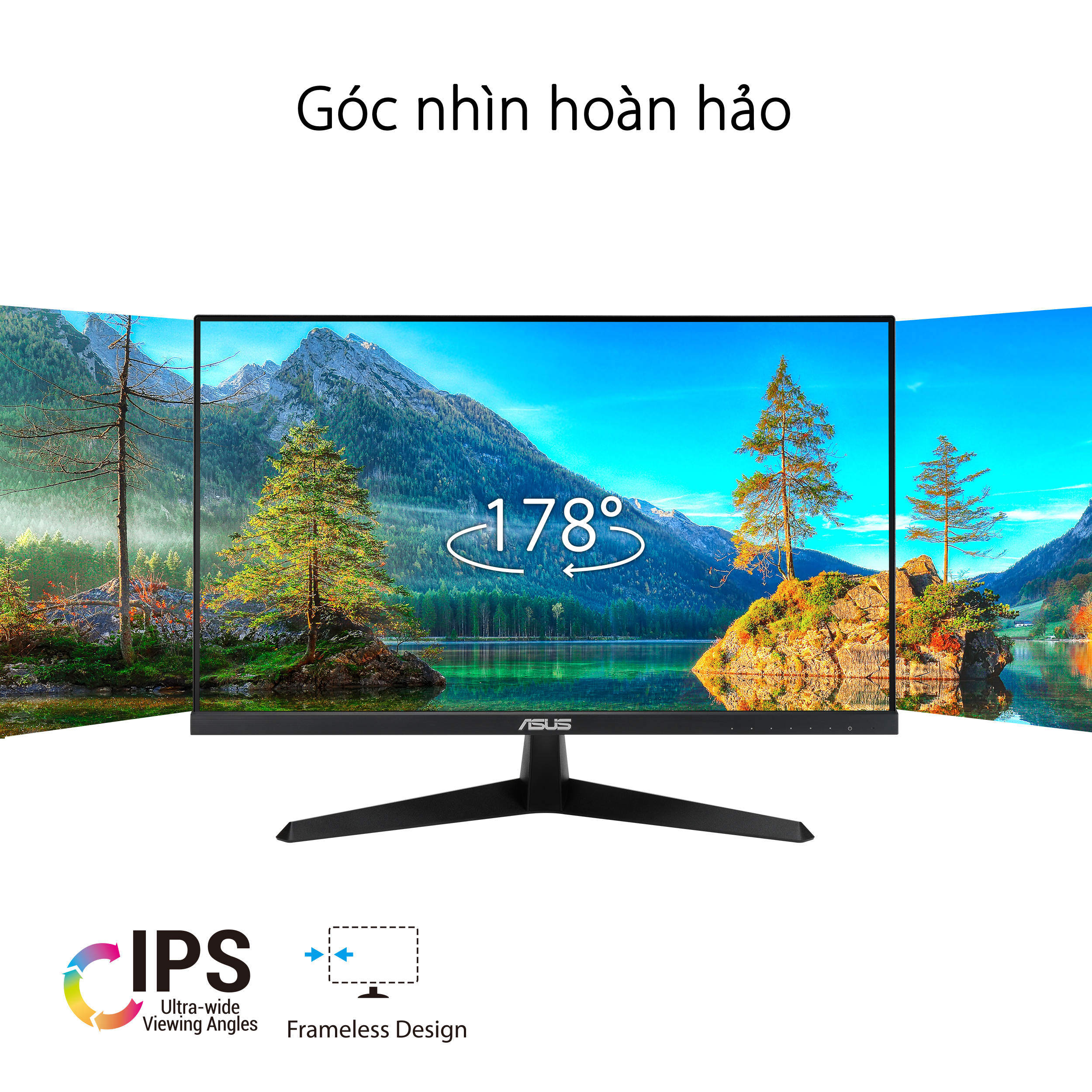 [Tặng chuột TUF Gaming M3] - Màn Hình Gaming Asus VY249HGE (23.8 inch | FHD 1920×1080 | IPS 144Hz 1ms | Eye Care+ | FreeSync Premium) - Hàng Chính Hãng